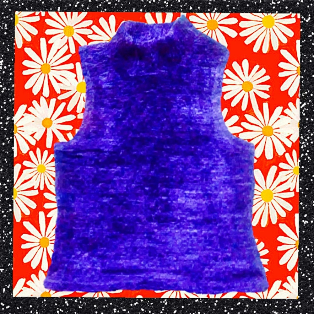 Purple Turtleneck Tank